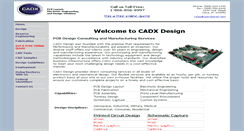 Desktop Screenshot of cadxdesign.com